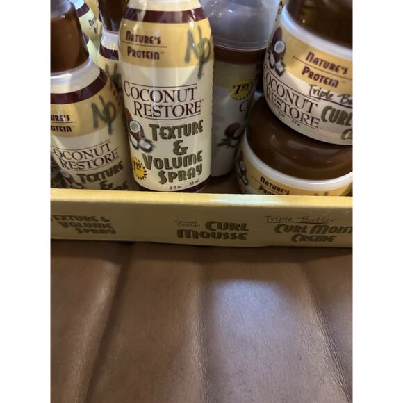Nature’s Protein Coconut Restore Hair Care Display Set – Travel Size- Lot Of 30+ - Picture 8 of 11